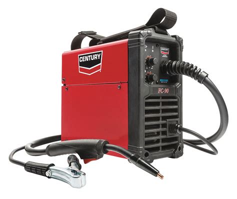 The Century FC-90 Flux-Cored Wire Feed Welder is compact for portability and has a 30 to 90 amp DC output. . Century flux core 90